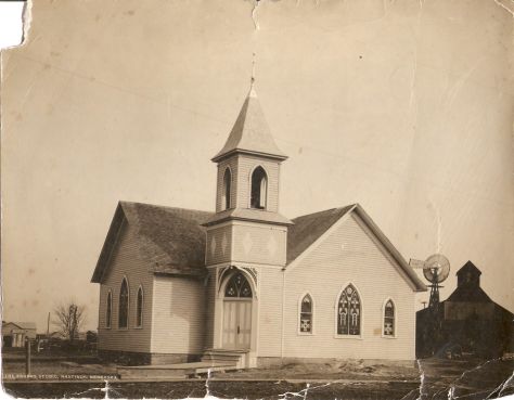 Trumbull Christian church circa 1904